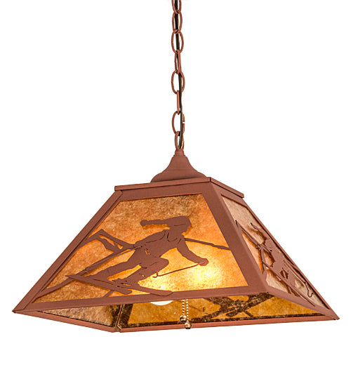 Meyda Tiffany 190326 Two Light Pendant, Rust