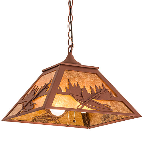 Meyda Tiffany 190327 Two Light Pendant, Rust
