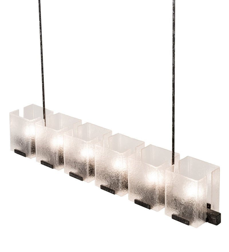 Meyda Tiffany 190616 Six Light Chandelier, Smoke