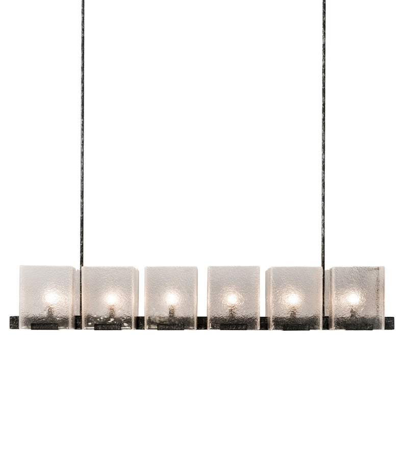 Meyda Tiffany 190616 Six Light Chandelier, Smoke