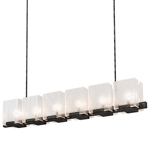 Meyda Tiffany 190616 Six Light Chandelier, Smoke