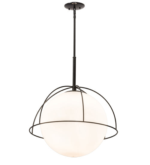 Meyda Tiffany 191483 One Light Pendant, Mirror Black
