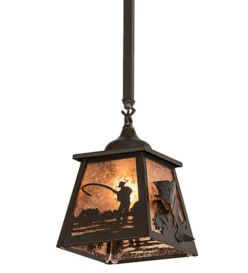 Meyda Tiffany 192002 One Light Pendant, Timeless Bronze