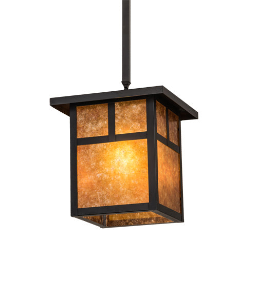 Meyda Tiffany 192839 One Light Pendant, Craftsman Brown