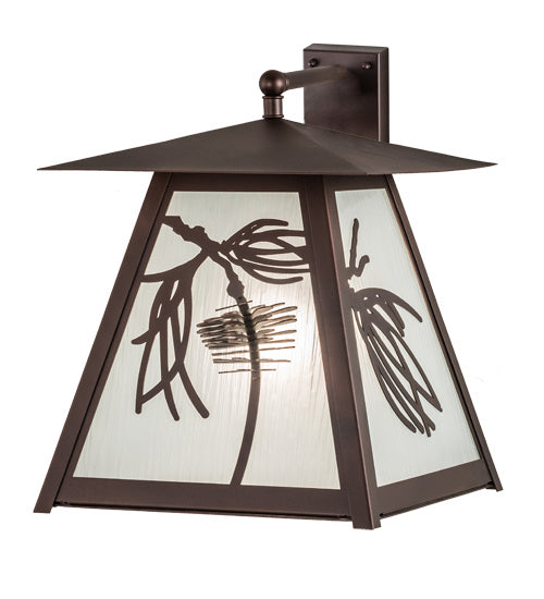 Meyda Tiffany 193369 One Light Wall Sconce, Mahogany Bronze