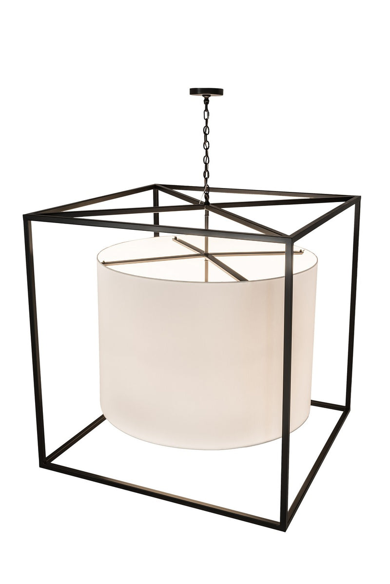 Meyda Tiffany 193416 Six Light Pendant, Timeless Bronze