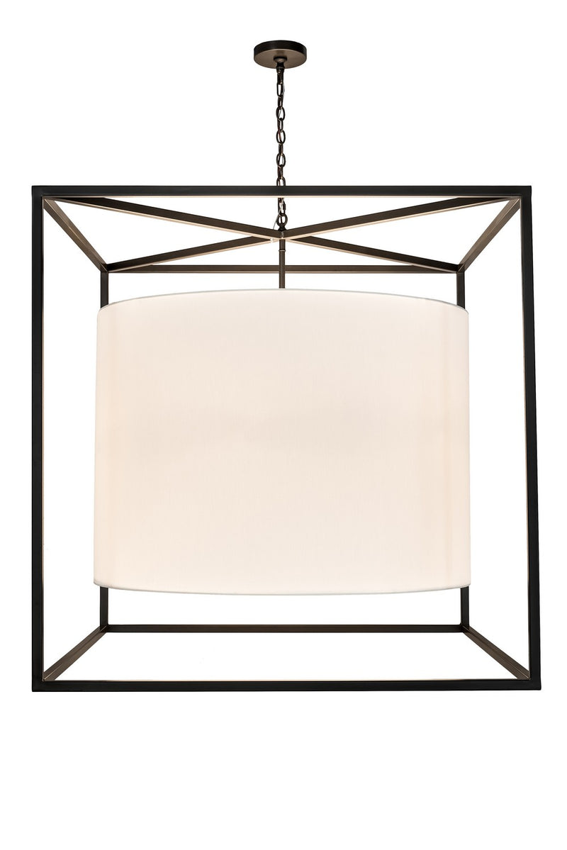 Meyda Tiffany 193416 Six Light Pendant, Timeless Bronze
