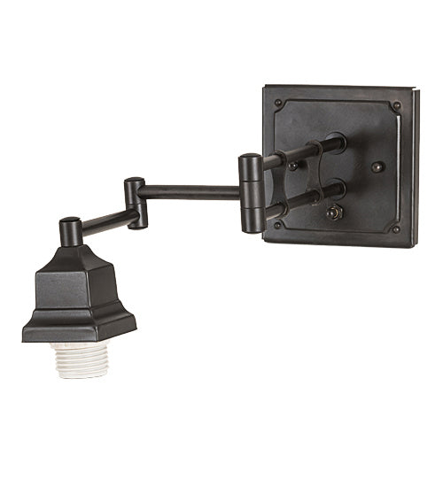 Meyda Tiffany 195625 One Light Wall Sconce, Craftsman Brown