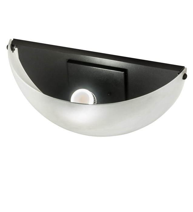 Meyda Tiffany 197137 One Light Wall Sconce, Textured Black