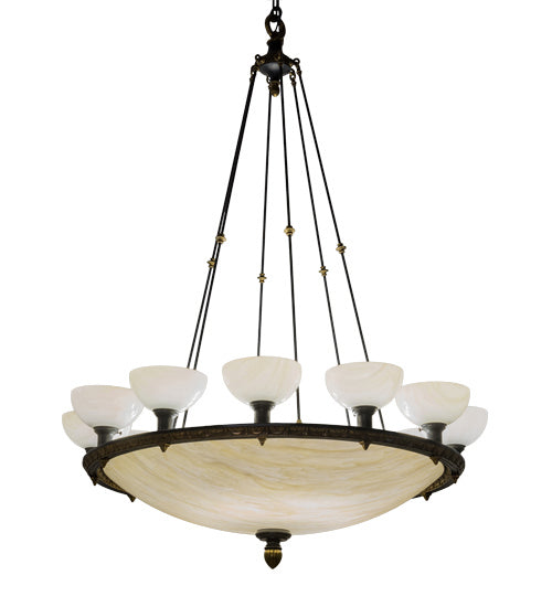 Meyda Tiffany 198020 24 Light Chandelier, Black