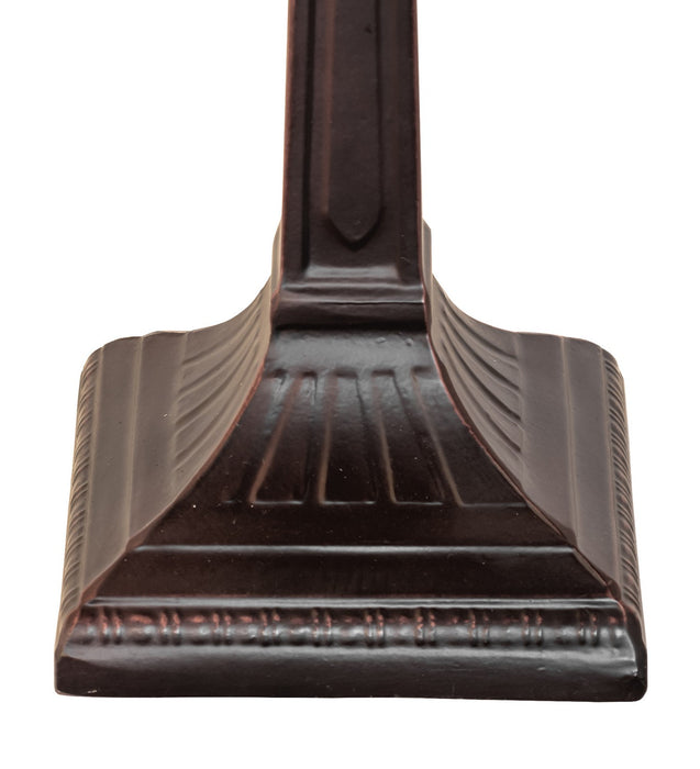 Meyda Tiffany 20020 One Light Table Base, Mahogany Bronze