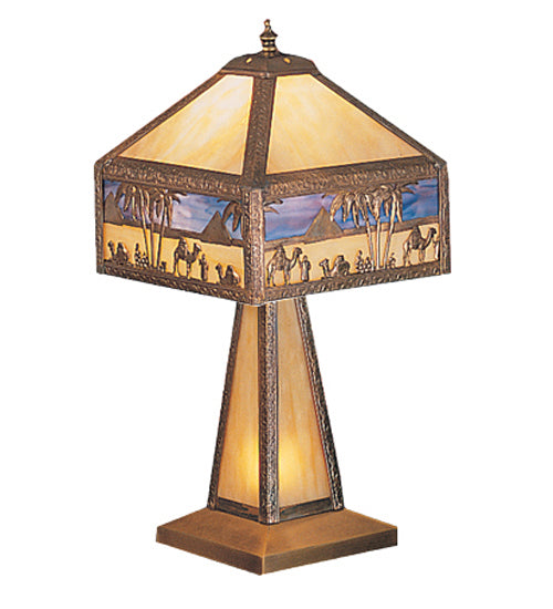 Meyda Tiffany 200204 One Light Accent Lamp, Mahogany Bronze
