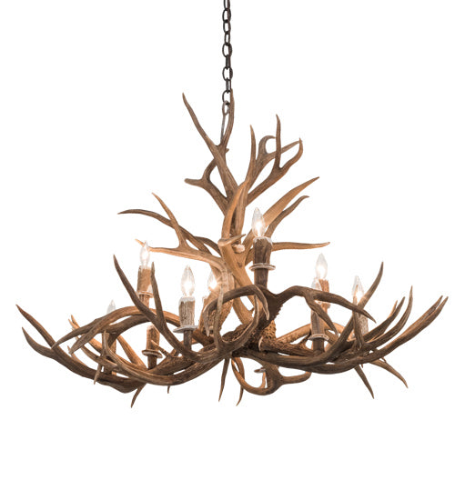 Meyda Tiffany 200458 Ten Light Chandelier, Antique Copper