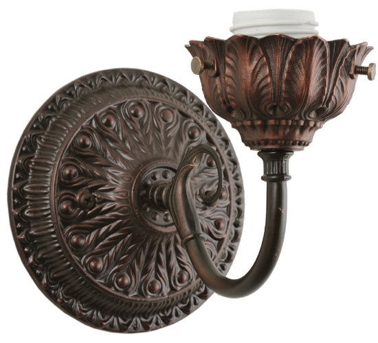 Meyda Tiffany 20105 One Light Wall Sconce Hardware, Mahogany Bronze
