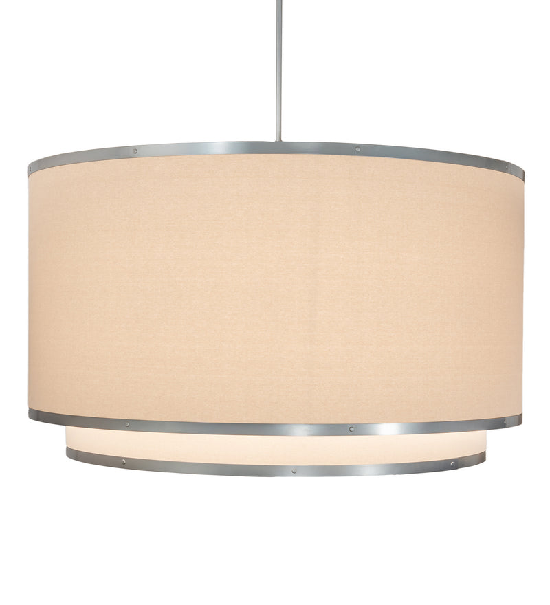 Meyda Tiffany 202506 LED Pendant, Nickel And White
