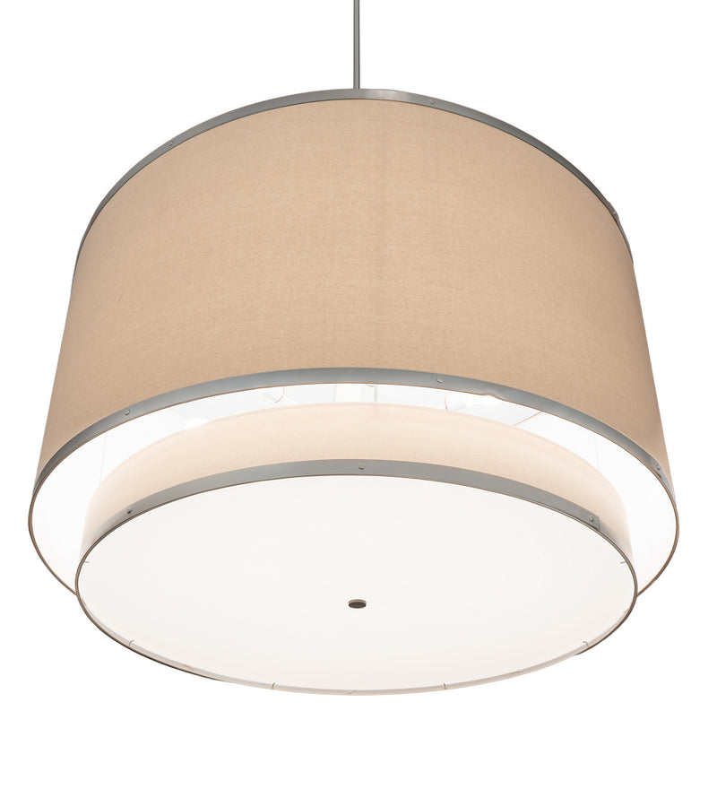 Meyda Tiffany 202506 LED Pendant, Nickel And White