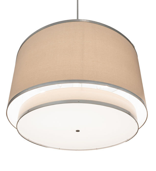 Meyda Tiffany 202506 LED Pendant, Nickel And White