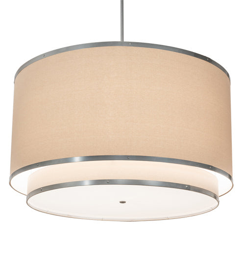 Meyda Tiffany 202506 LED Pendant, Nickel And White