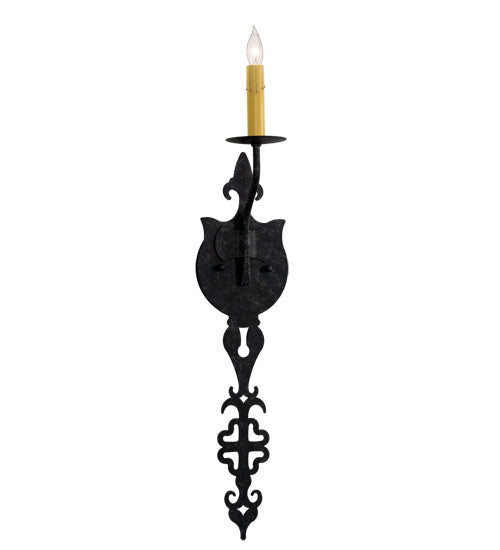 Meyda Tiffany 203928 One Light Wall Sconce, Gunmetal