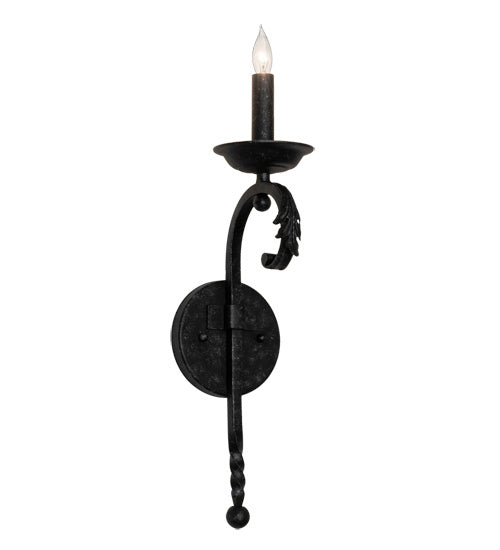 Meyda Tiffany 203933 One Light Wall Sconce, Gunmetal