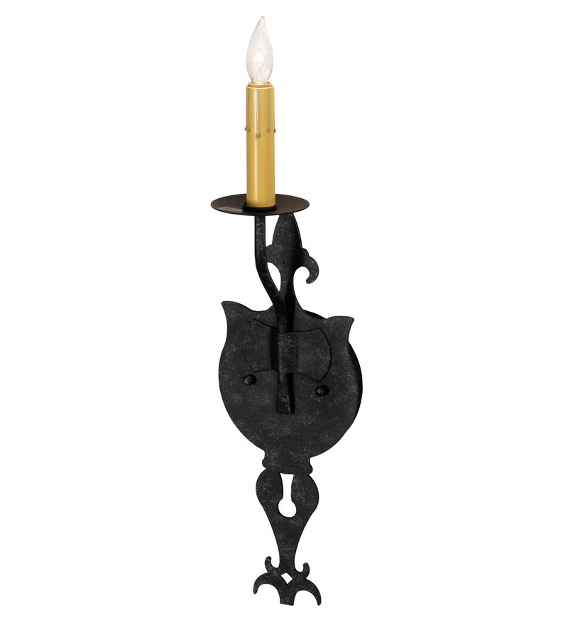Meyda Tiffany 203930 One Light Wall Sconce, Gunmetal