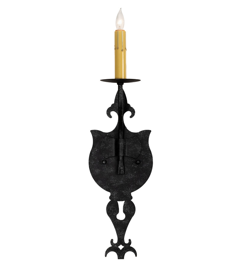 Meyda Tiffany 203930 One Light Wall Sconce, Gunmetal
