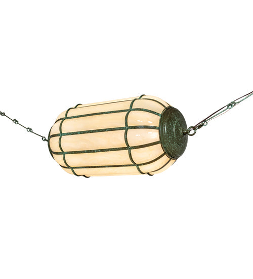 Meyda Tiffany 204997 Three Light Pendant, Tarnished Copper