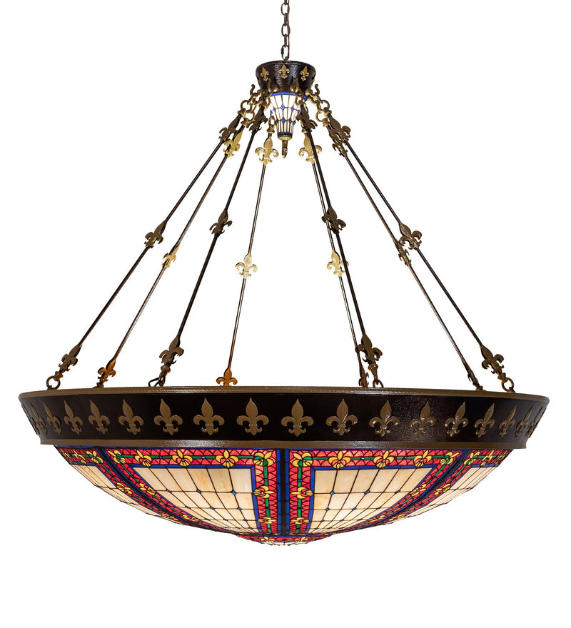 Meyda Tiffany 211545 18 Light Pendant, Copper Vein And Nu Gold