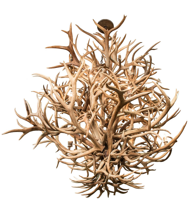 Meyda Tiffany 212261 16 Light Chandelier, Mahogany Bronze