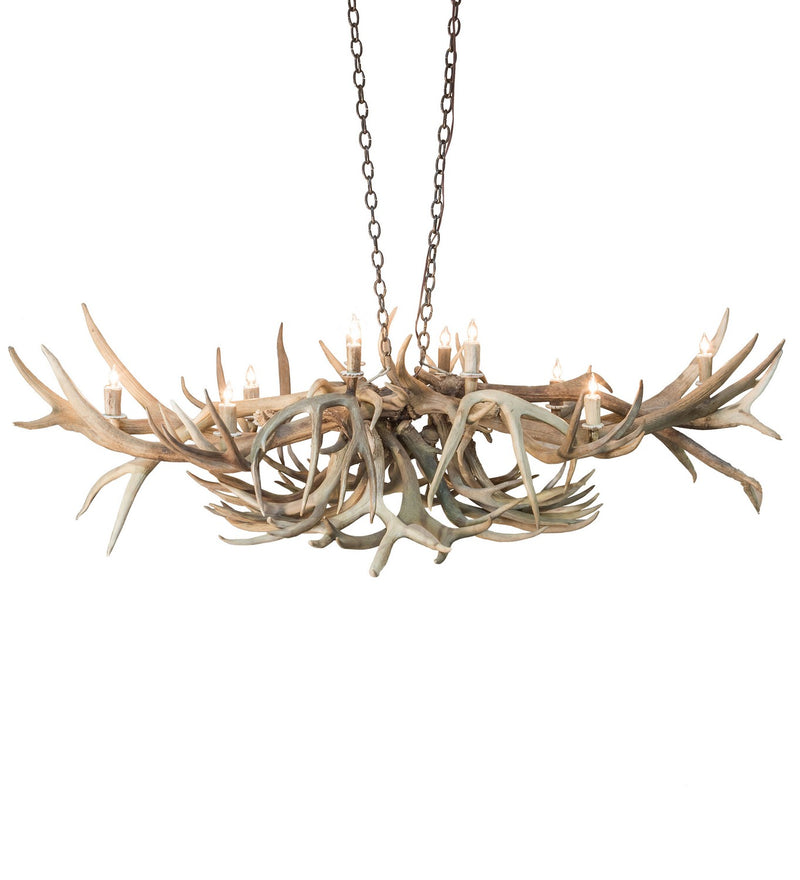 Meyda Tiffany 212270 Ten Light Chandelier, Antique Copper