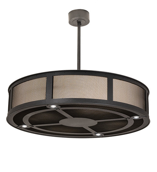 Meyda Tiffany 212779 16 Light Pendant, Natural Iron And Solar Black