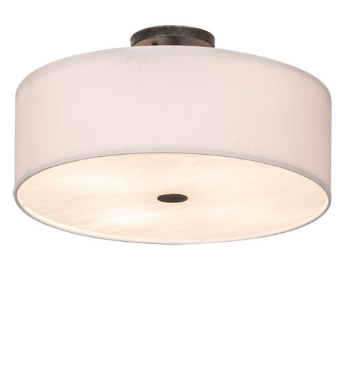 Meyda Tiffany 213074 Four Light Semi-Flushmount, Smoke