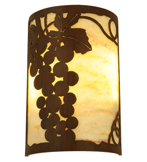 Meyda Tiffany 213910 Two Light Wall Sconce, Rustic Iron