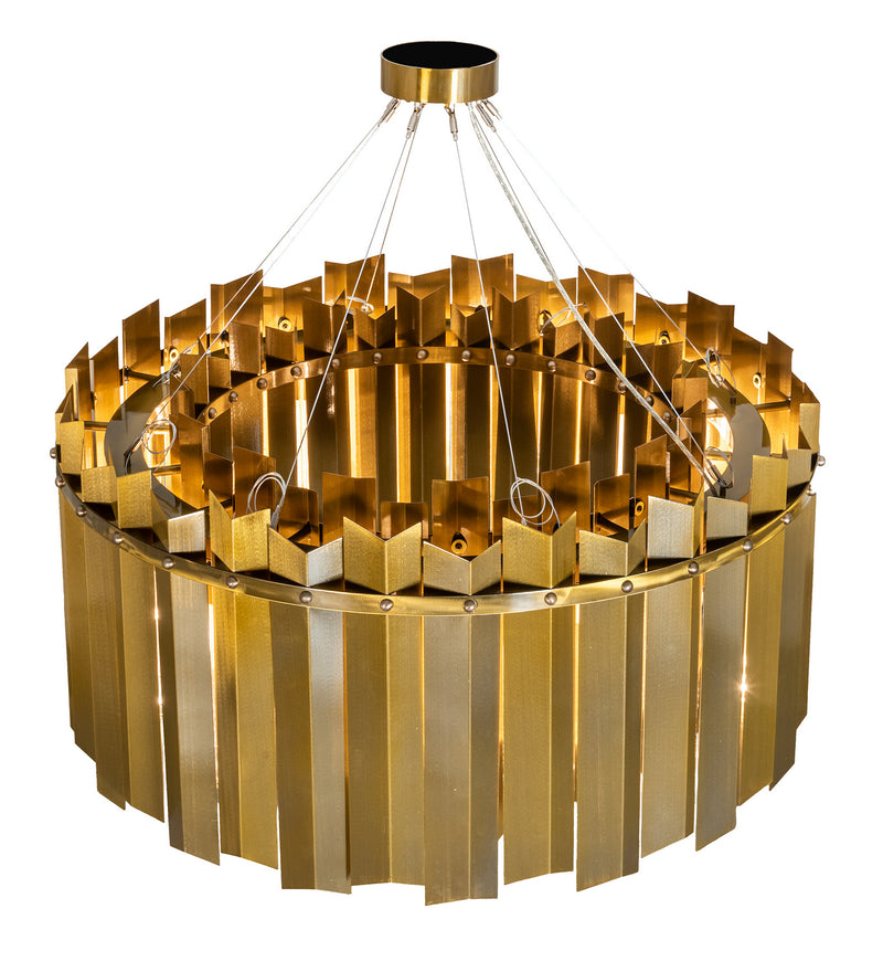 Meyda Tiffany 213981 16 Light Pendant, Transparent Gold
