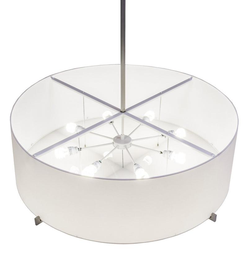 Meyda Tiffany 214020 Eight Light Pendant, Nickel