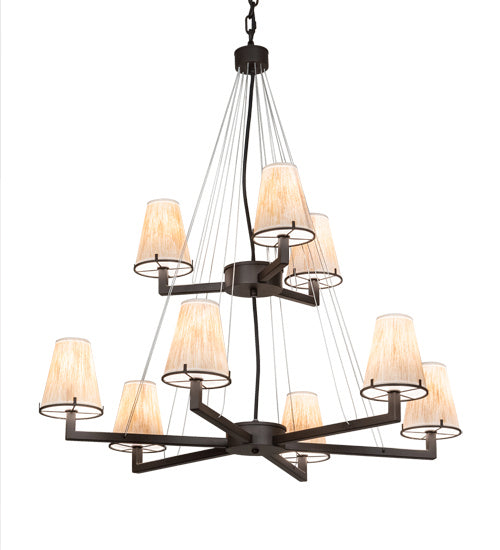 Meyda Tiffany 214041 Nine Light Chandelier, Oil Rubbed Bronze