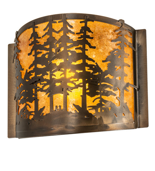 Meyda Tiffany 214575 One Light Wall Sconce, Antique Copper