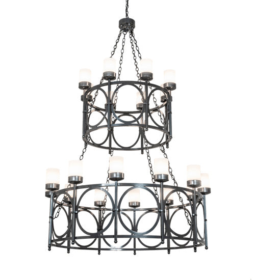 Meyda Tiffany 214838 20 Light Chandelier, Charcoal Gray