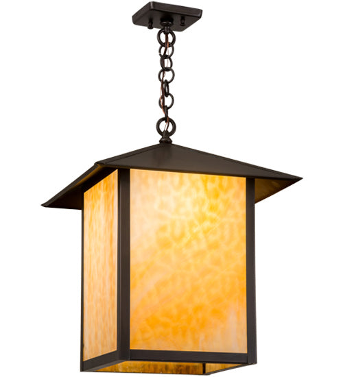 Meyda Tiffany 2151 One Light Pendant, Craftsman Brown