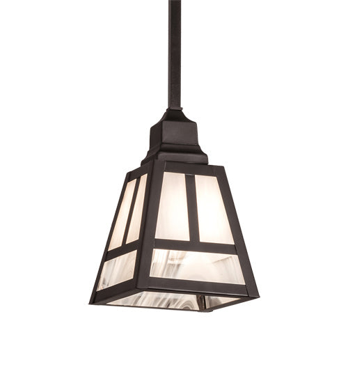 Meyda Tiffany 215714 One Light Pendant, Craftsman Brown