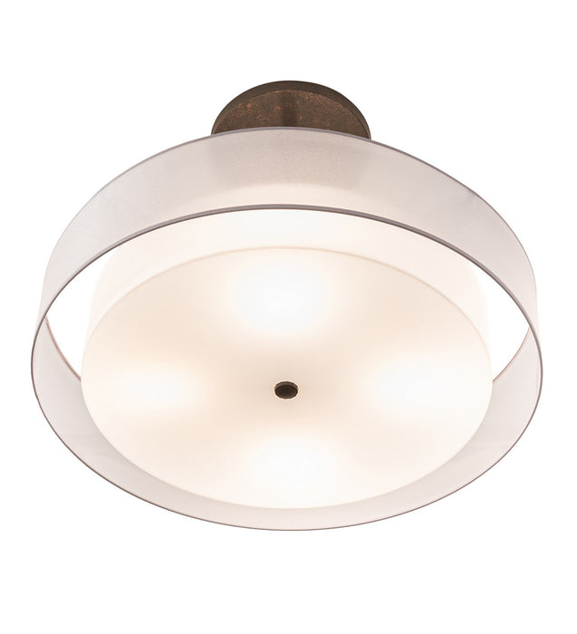Meyda Tiffany 216022 Four Light Pendant, Gilded Tobacco