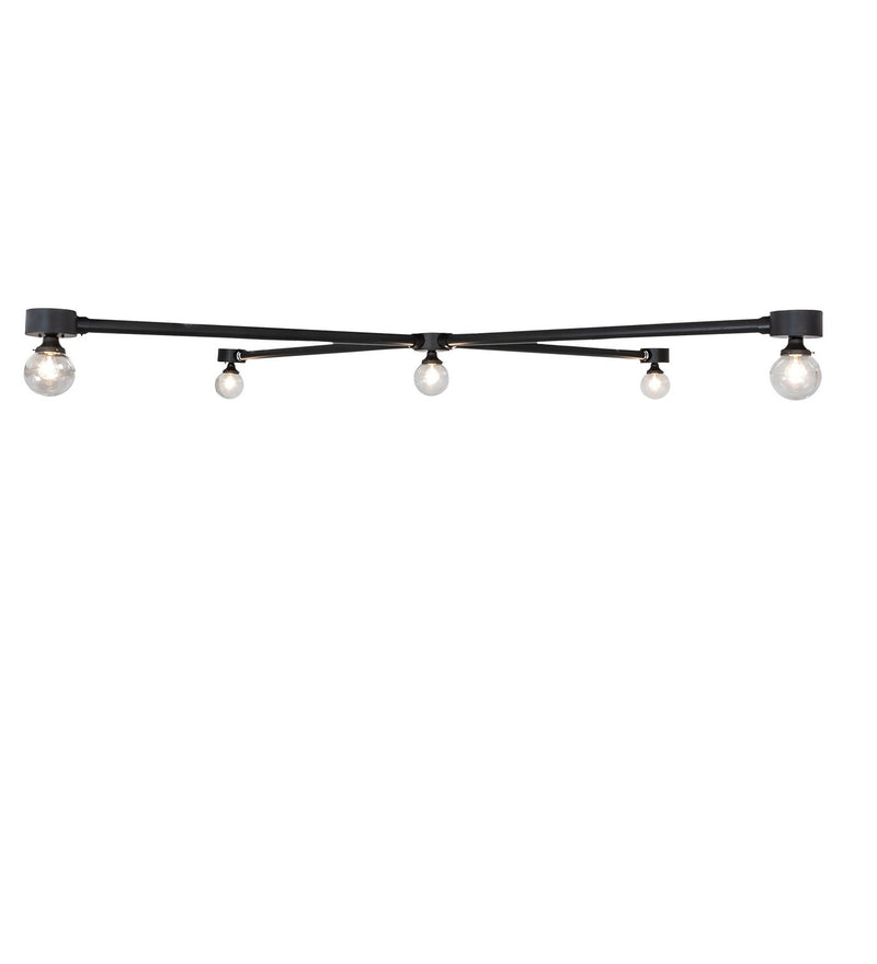 Meyda Tiffany 216097 LED Flushmount, Solar Black