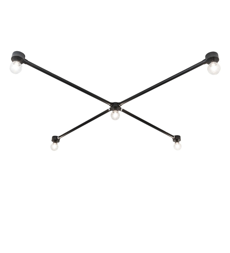 Meyda Tiffany 216097 LED Flushmount, Solar Black