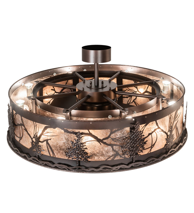 Meyda Tiffany 216207 16 Light Chandel-Air, Mahogany Bronze