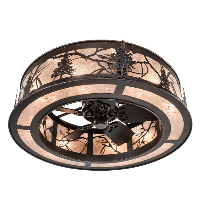 Meyda Tiffany 216207 16 Light Chandel-Air, Mahogany Bronze