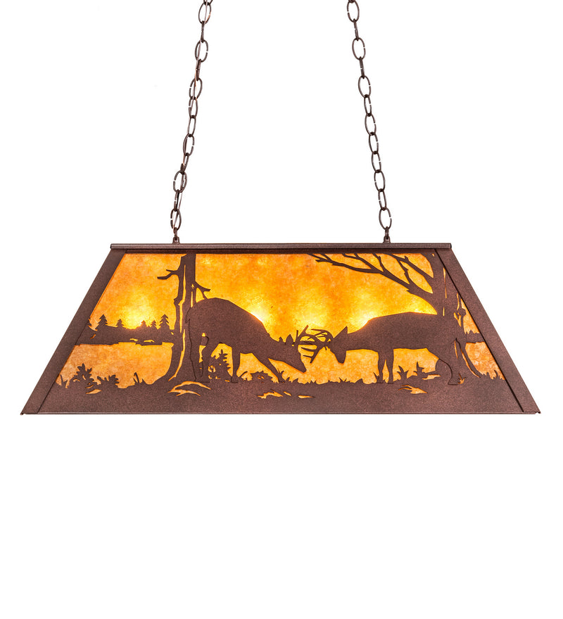 Meyda Tiffany 216481 Six Light Pendant, Distressed Rust