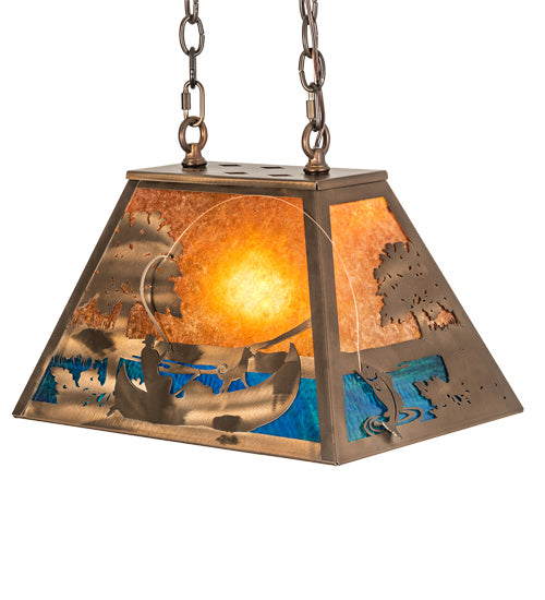Meyda Tiffany 216861 One Light Pendant, Antique Copper