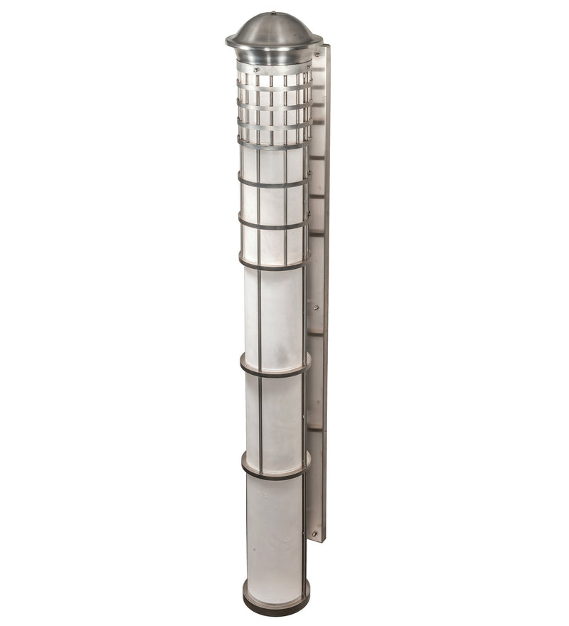 Meyda Tiffany 217317 LED Wall Sconce, Brushed Stainless Steel