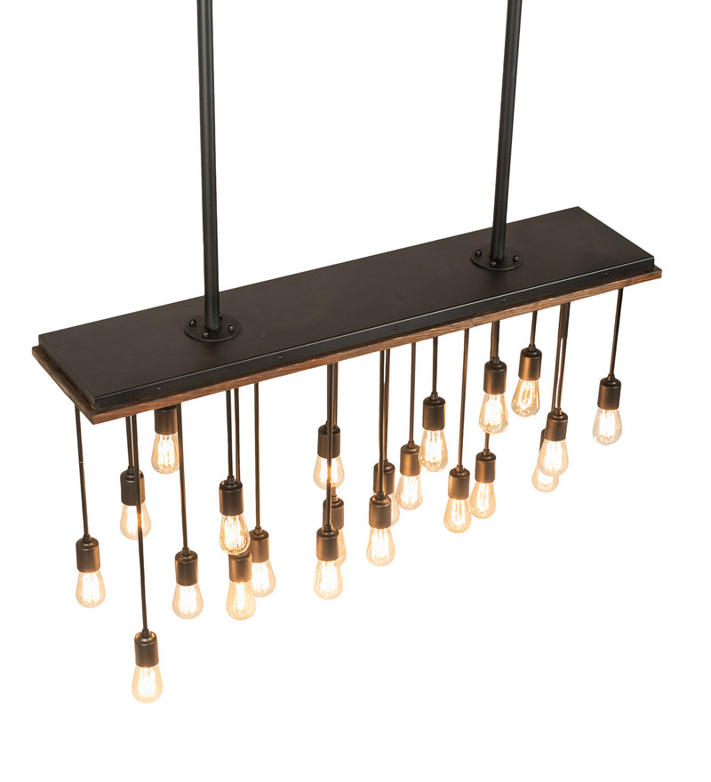 Meyda Tiffany 217430 22 Light Pendant, Oxidized Steel