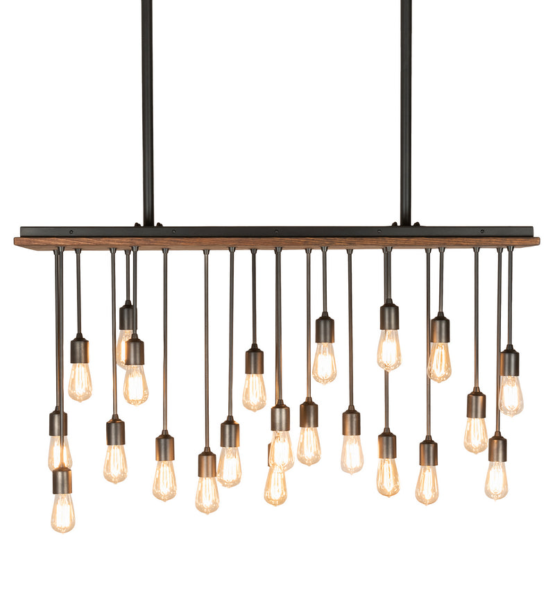 Meyda Tiffany 217430 22 Light Pendant, Oxidized Steel